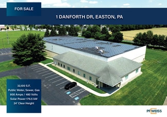 Plus de détails pour 1 Danforth Dr, Easton, PA - Industriel/Logistique à vendre