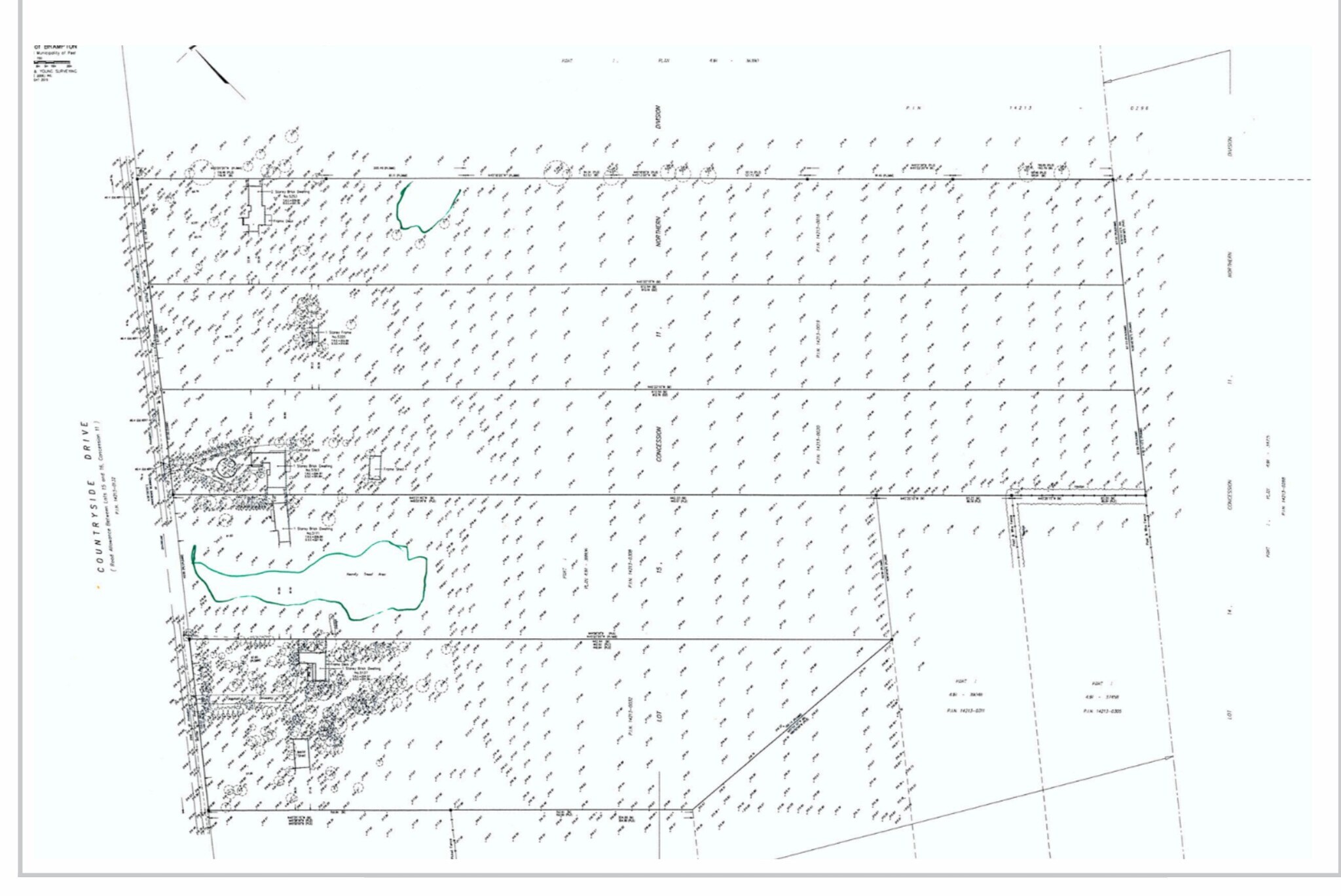 Countryside Drive Land Assembly portefeuille de 4 biens à vendre sur LoopNet.fr Plan cadastral– Image 1 sur 8