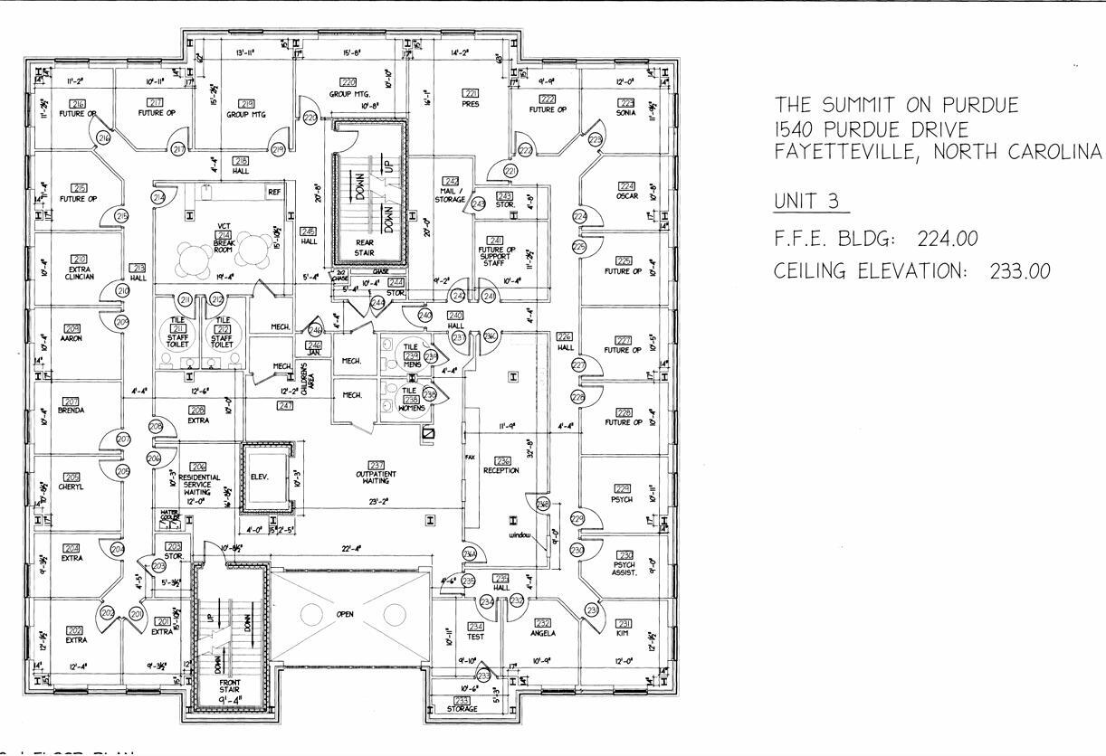 1540 Purdue Dr, Fayetteville, NC à louer Plan d’étage– Image 1 sur 5