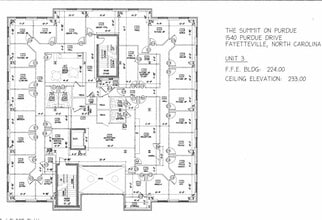 1540 Purdue Dr, Fayetteville, NC à louer Plan d’étage– Image 1 sur 5