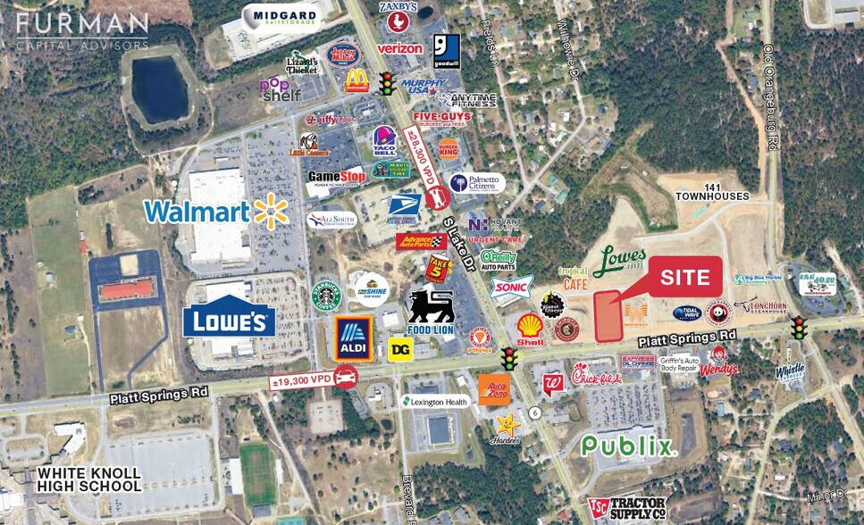 5444 Platt Springs Rd, Lexington, SC à vendre - Aérien – Image 2 sur 3