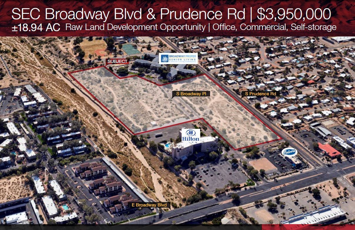 SEC Broadway Blvd & Prudence Rd, Tucson, AZ à vendre Aérien– Image 1 sur 4