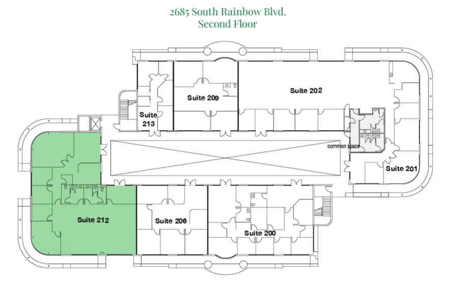 2685 S Rainbow Blvd, Las Vegas, NV à louer Plan d’étage– Image 1 sur 1