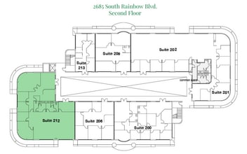 2685 S Rainbow Blvd, Las Vegas, NV à louer Plan d’étage– Image 1 sur 1