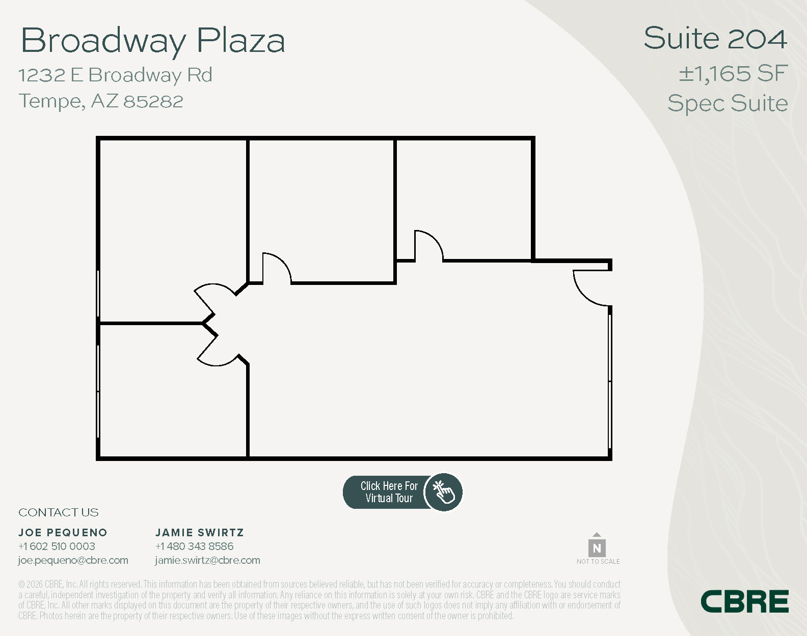 1232 E Broadway Rd, Tempe, AZ à louer Plan d’étage– Image 1 sur 1