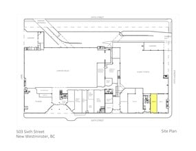 555 Sixth St, New Westminster, BC à louer Plan de site– Image 1 sur 1