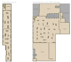 236 W 125th St, New York, NY à louer Plan d’étage– Image 2 sur 3