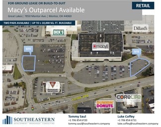 Plus de détails pour 7850 Mentor Ave, Mentor, OH - Terrain à louer