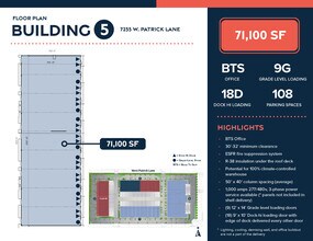 Rainbow Blvd, Las Vegas, NV à louer Plan d’étage– Image 2 sur 2