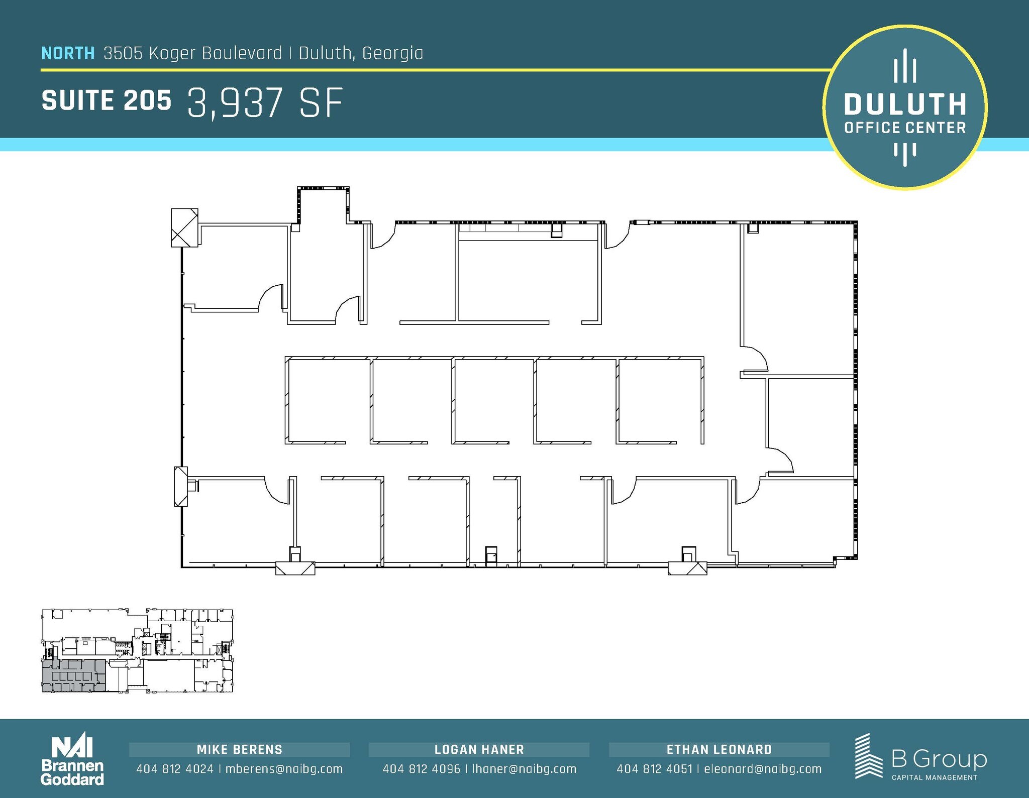 3505 Koger Blvd, Duluth, GA à louer Plan d’étage– Image 1 sur 1