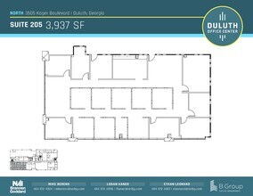 3505 Koger Blvd, Duluth, GA à louer Plan d’étage– Image 1 sur 1