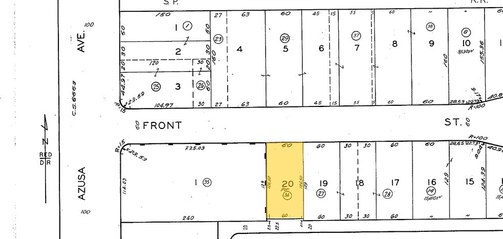 846 W Front St, Covina, CA à vendre - Plan cadastral – Image 3 sur 14
