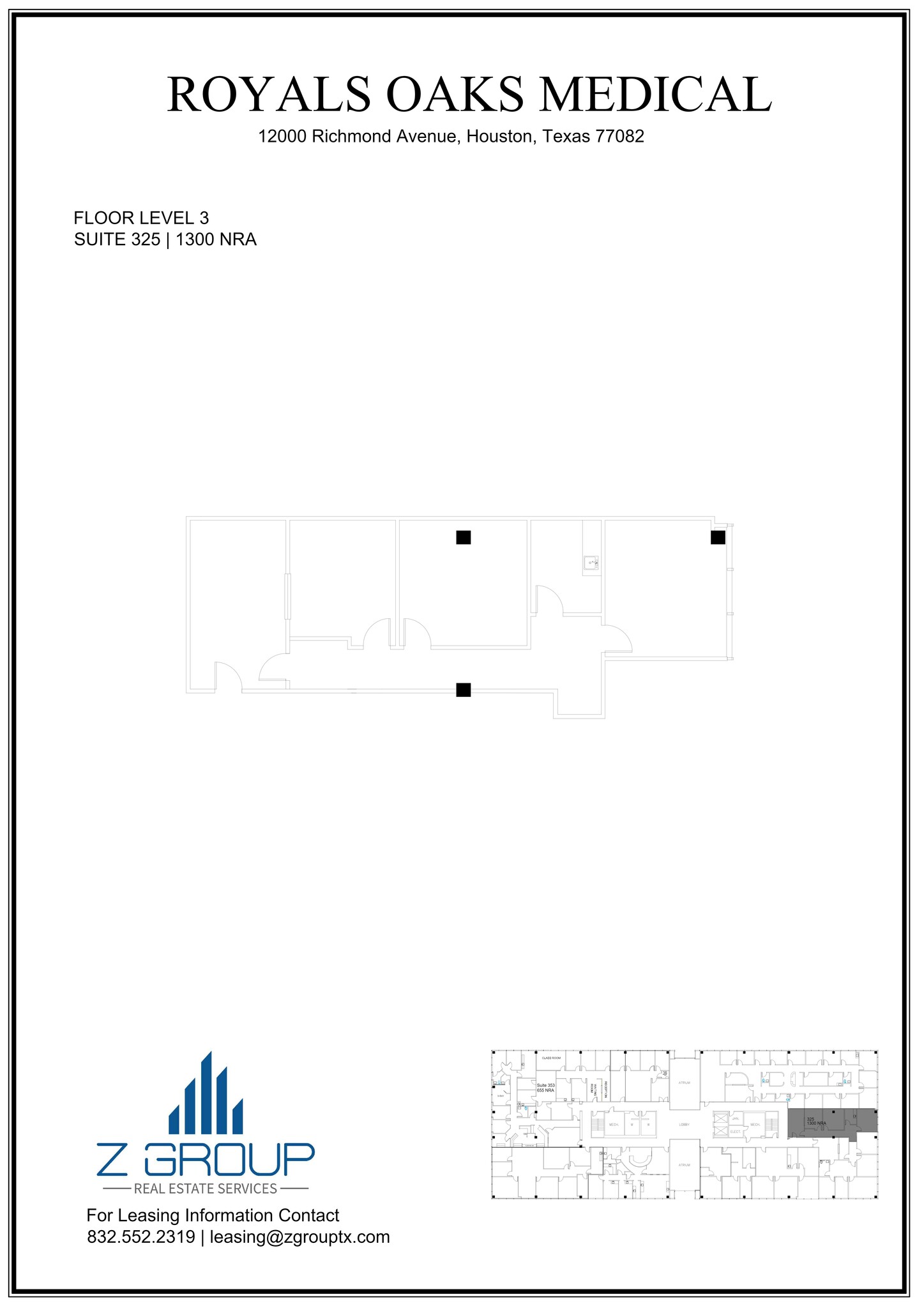 12000 Richmond Ave, Houston, TX à louer Plan de site– Image 1 sur 1