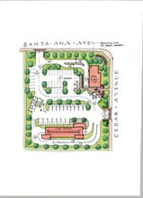 10930 Cedar Ave, Bloomington, CA à louer Plan de site– Image 1 sur 1