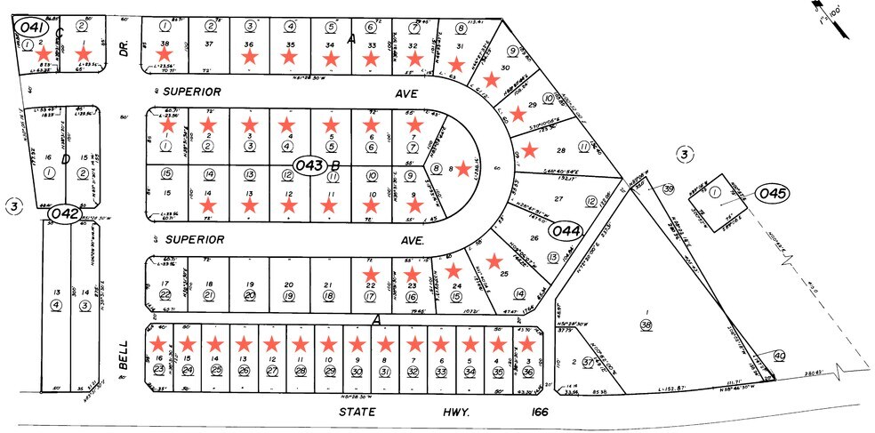 CNR of CA-166 & Bell Drive, New Cuyama, CA à vendre - Plan cadastral – Image 2 sur 16