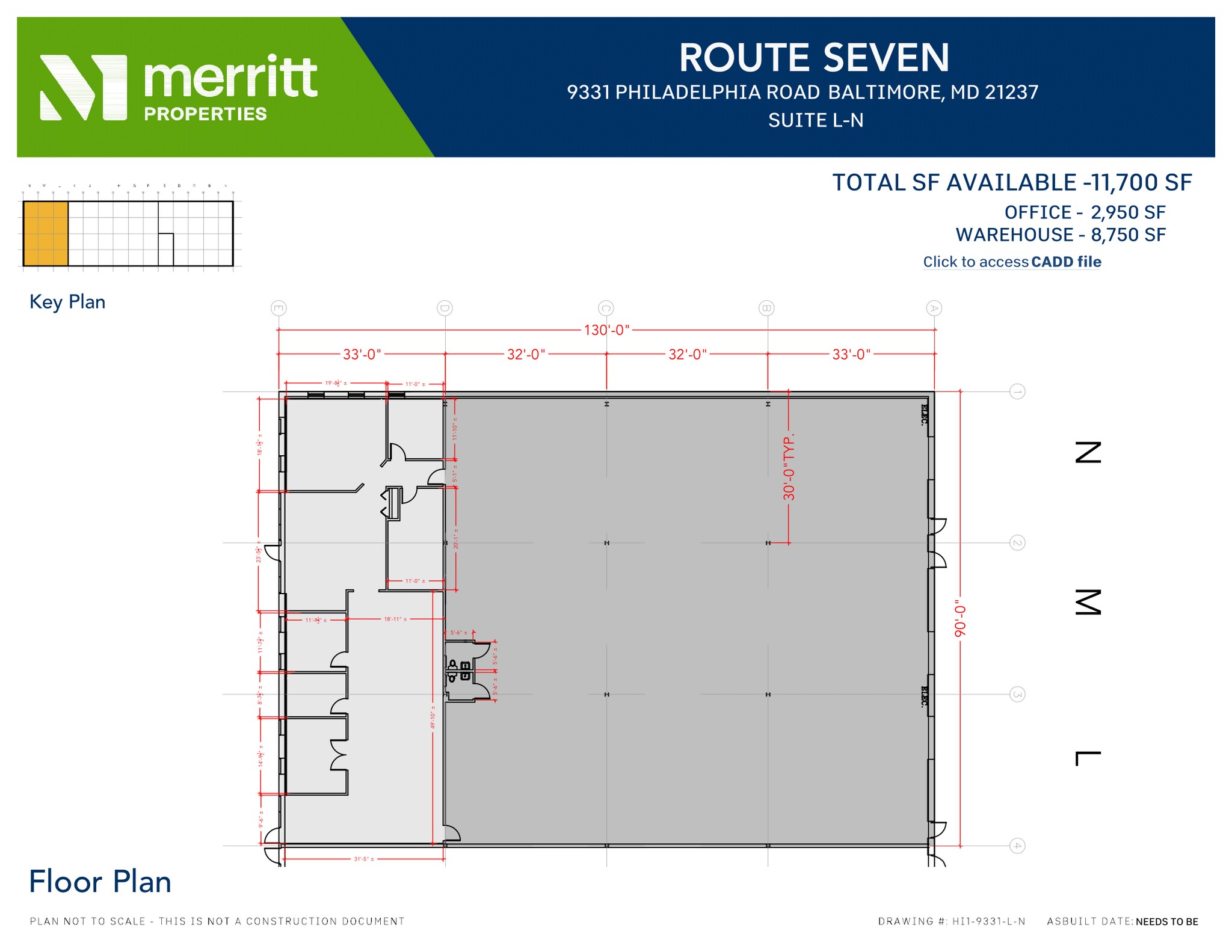 9321 Philadelphia Rd, Rosedale, MD à louer Plan d’étage– Image 1 sur 1