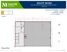 9321 Philadelphia Rd, Rosedale, MD à louer Plan d’étage– Image 1 sur 1