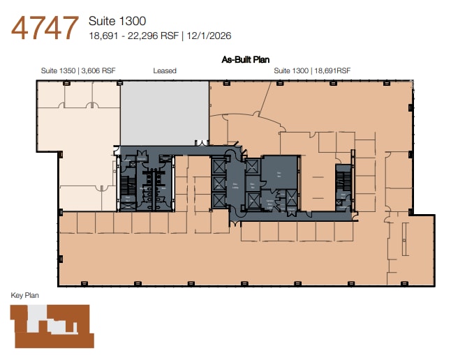 4747 Executive Dr, San Diego, CA à louer Plan d’étage– Image 1 sur 1