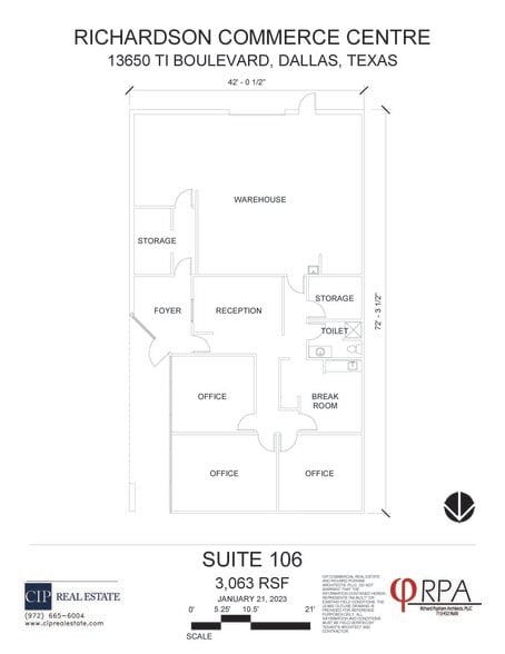13650 T I Blvd, Dallas, TX à louer - Plan d’étage – Image 3 sur 15