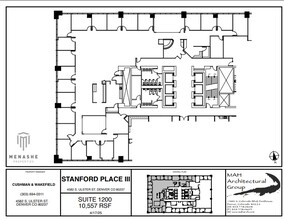 4582 S Ulster St, Denver, CO à louer Plan d’étage– Image 1 sur 1
