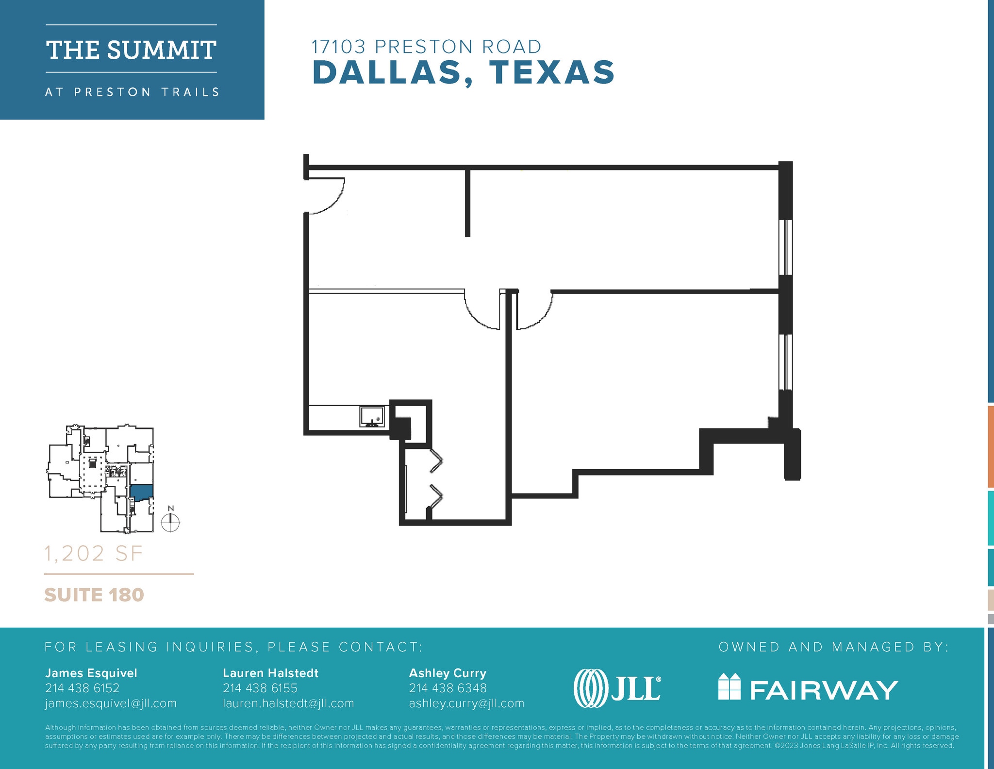 17101 Preston Rd, Dallas, TX à louer Plan d’étage– Image 1 sur 1