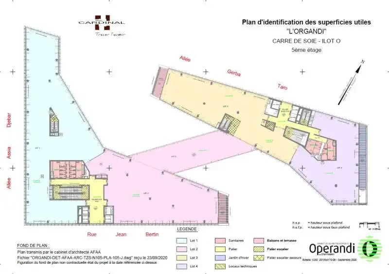 1 Esplanade Miriam Makeba, Villeurbanne à louer Plan d’étage– Image 1 sur 8