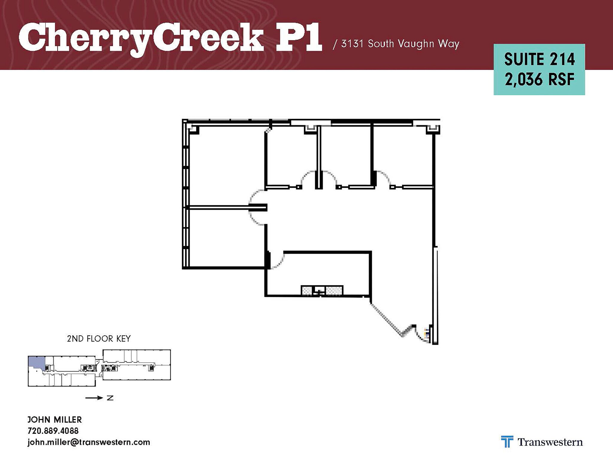 3131 S vaughn Way, Aurora, CO à louer Plan d’étage– Image 1 sur 2