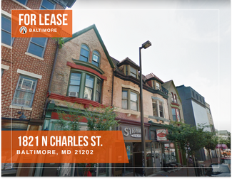 Plus de détails pour 1821 N Charles St, Baltimore, MD - Local commercial à louer