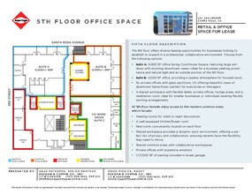 520 3rd St, Santa Rosa, CA à louer Plan d’étage– Image 1 sur 7