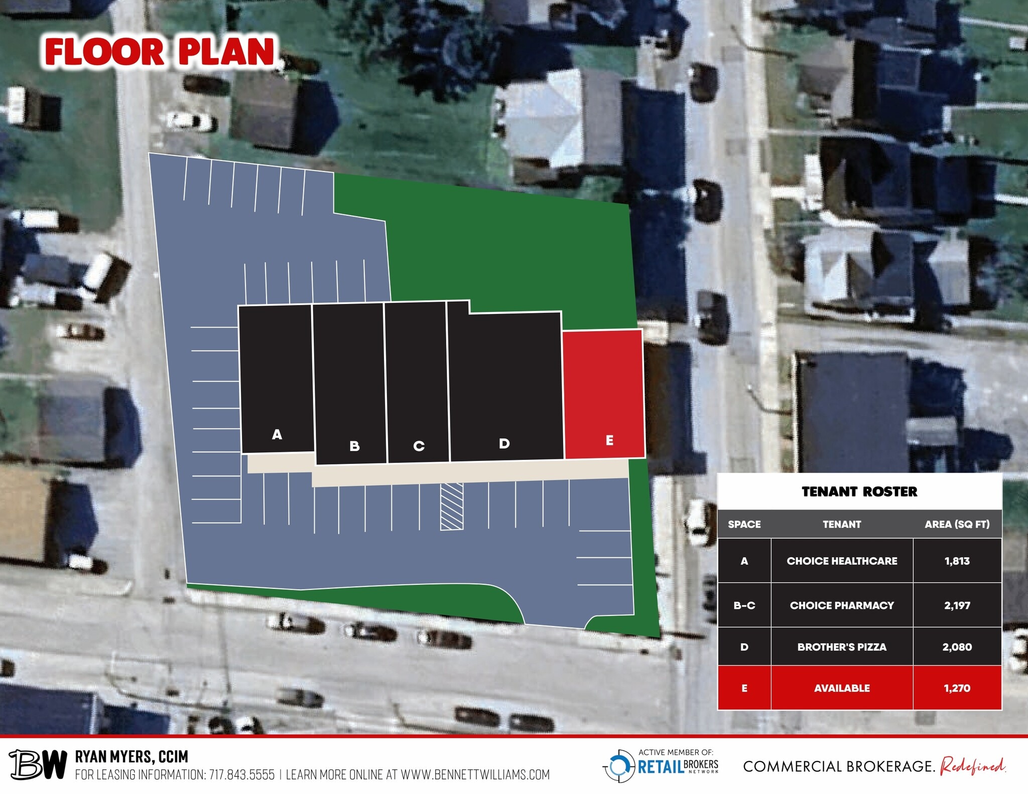 2-8 S 6th St, Mc Sherrystown, PA à louer Plan d’étage– Image 1 sur 1