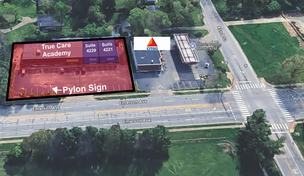 4221 N Emerson Ave, Indianapolis, IN à louer - Aérien – Image 1 sur 7