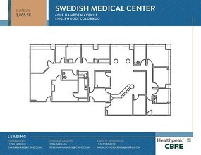 701 E Hampden Ave, Englewood, CO à louer Plan d’étage– Image 1 sur 1