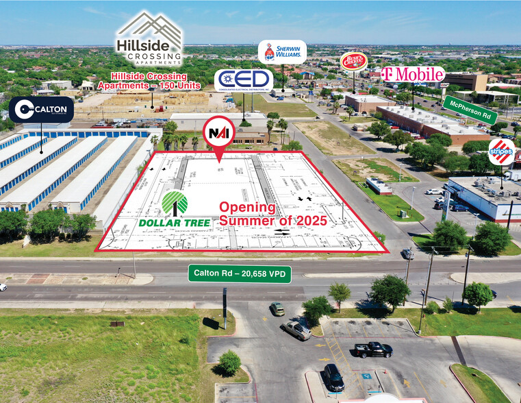 1016 Calton Rd, Laredo, TX à louer - Aérien – Image 1 sur 6