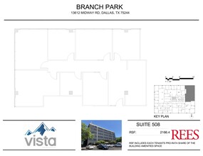 13740 Midway Rd, Farmers Branch, TX à louer Plan de site– Image 1 sur 1