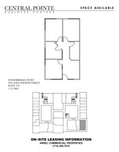 1651 E 4th St, Santa Ana, CA à louer Plan d’étage– Image 1 sur 1