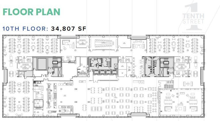 1 Tenth St, San Francisco, CA à louer Plan d’étage– Image 1 sur 1