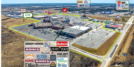4901 Kickapoo Ave, Shawnee, OK - VUE AÉRIENNE  vue de carte