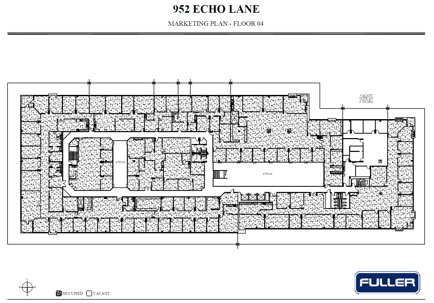 952 Echo Ln, Houston, TX à louer Plan d’étage– Image 1 sur 1