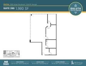 3505 Koger Blvd, Duluth, GA à louer Plan d’étage– Image 1 sur 1