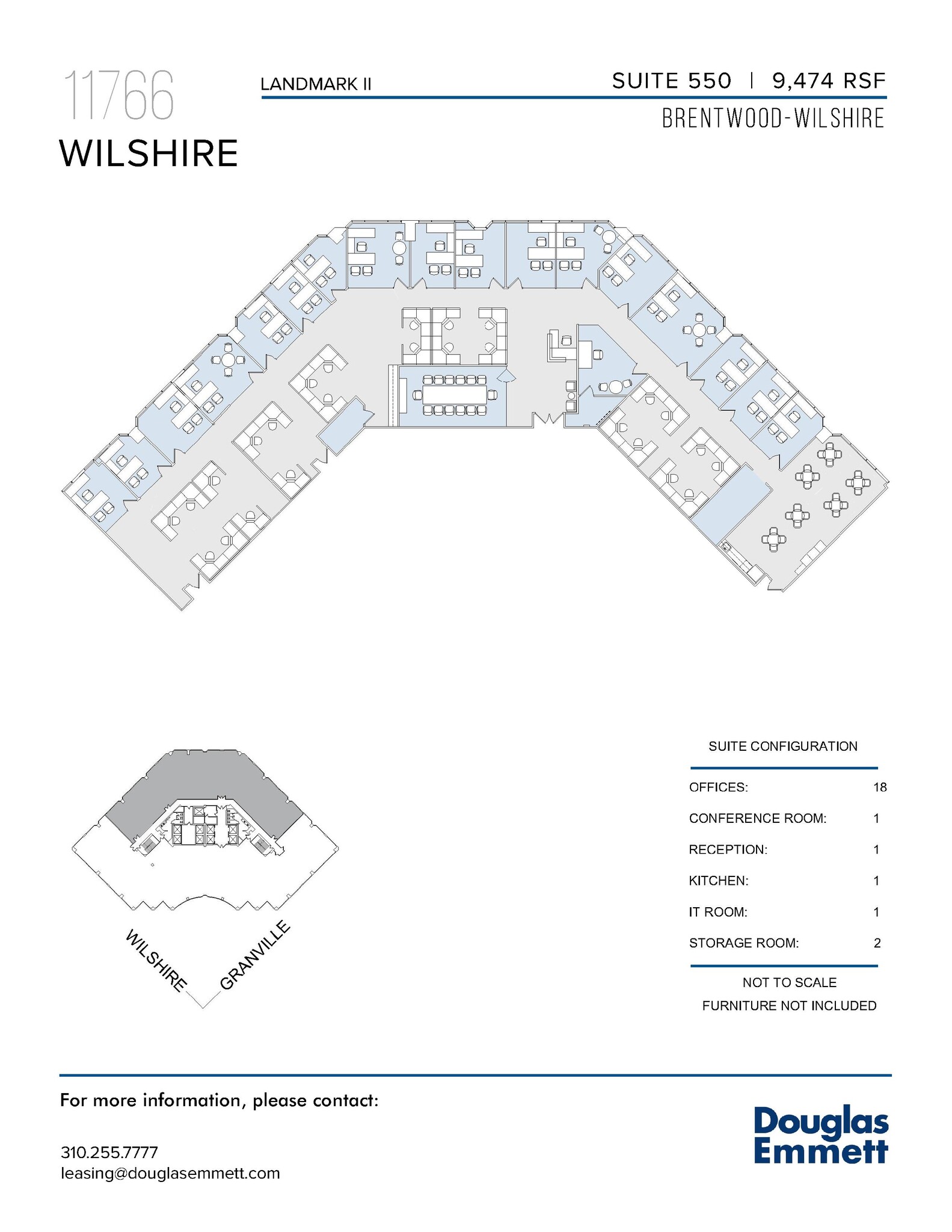 11766 Wilshire Blvd, Los Angeles, CA à louer Plan d’étage– Image 1 sur 1