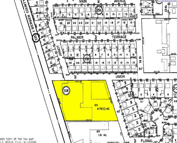 7 Donna Dr, Wood-Ridge, NJ à vendre - Plan cadastral – Image 2 sur 2