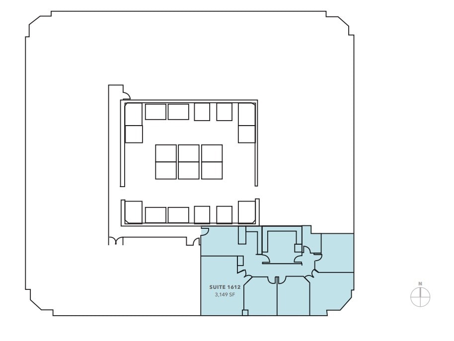 600 University St, Seattle, WA à louer Plan d’étage– Image 1 sur 1