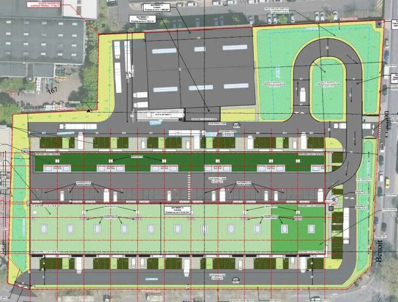 Industriel/Logistique dans Bobigny à louer - Plan de site – Image 2 sur 4