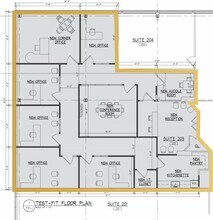 160 Summit Ave, Montvale, NJ à louer Plan d’étage– Image 2 sur 2