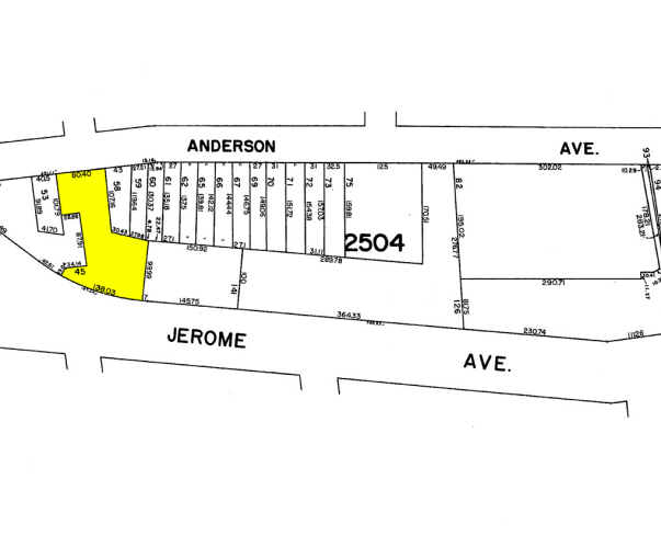 948 Anderson Ave, Bronx, NY à louer - Plan cadastral – Image 2 sur 2