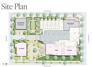 6th and Palm, San Diego, CA à louer Plan de site– Image 1 sur 1