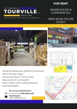 4890-4910 Rue Jean-Talon O, Montréal, QC à louer Plan de site– Image 1 sur 1