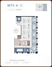 1875 K St NW, Washington, DC à louer Plan d’étage– Image 1 sur 3