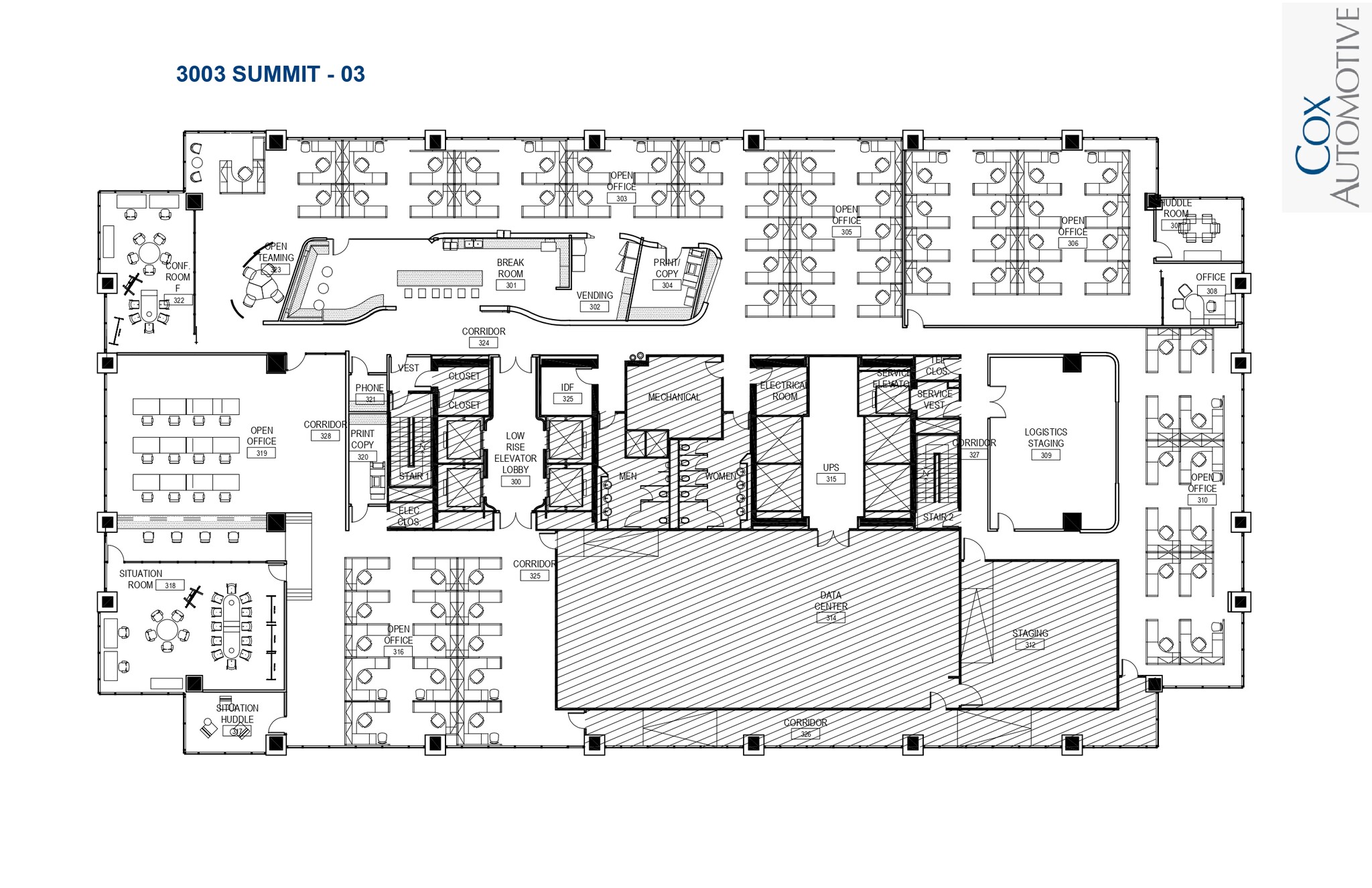 3003 Summit Blvd, Atlanta, GA à louer Plan d’étage– Image 1 sur 1