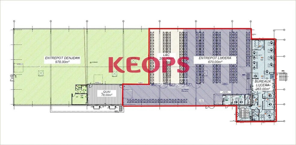 Local d’activités dans Toulouse à louer - Plan d’étage – Image 3 sur 3